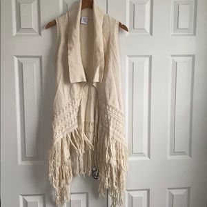 Fringe cardigan